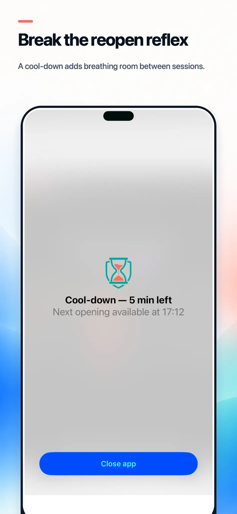 AppLimiter cooldown after a session